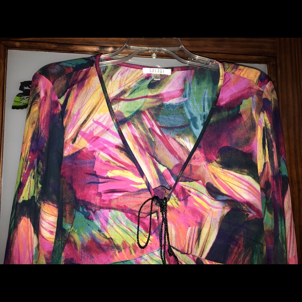 Vibrant Colored Blouse - Picture 2 of 5